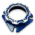 Flange de saída azul para redutor de velocidade tam 63 na internet