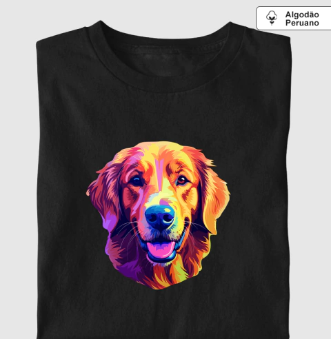 Golden Color - Camiseta Algodão Peruano