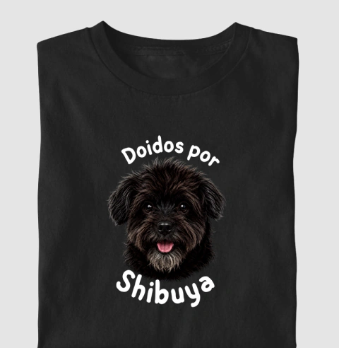 Personalize Doidos por Shibuya - Camiseta 100% Algodão