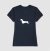 Silhueta Dachshund - Camiseta 100% Algodão - Julieta Pelo Mundo