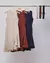 VESTIDO MIDI ALF LEVE C/BABADOS E CINTO KARMANI - loja online