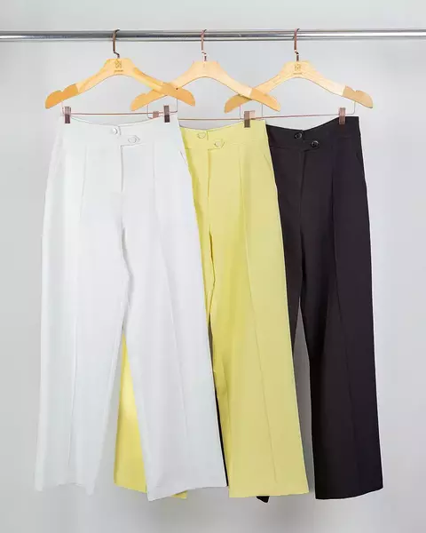 CALCA ALF C/ DET COS E BOTAO DUPLO KARMANI