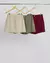 SHORTS SAIA TWILL C/BOTAO KARMANI