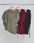 BLUSA TWILL TIPO CAPA ASSIMETRICA KARMANI
