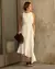 VESTIDO TWILL BORD. C/ CINTINHO KARMANI - comprar online
