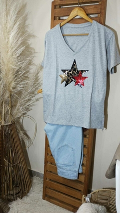Remera Estrella print - comprar online