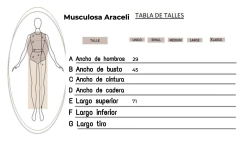 Musculosa Araceli en internet