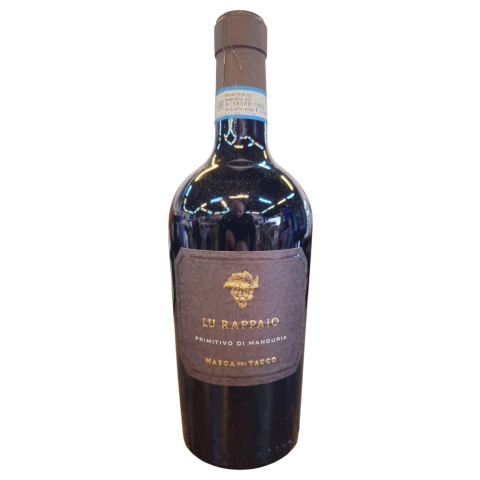 Vinho Tinto Italiano Lu Rappaio Primitivo di Manduria - Masca del Tacco 750ml