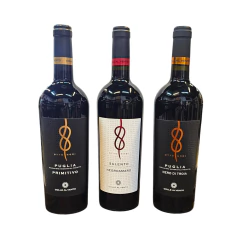 Vinho Tinto Italiano Colle Al Vento Otto Nodi Negroamaro 750ml na internet