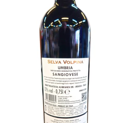 Vinho Tinto Italiano Selva Volpina Sangiovese - 750ml - DL Destilados