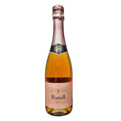 Espumante Rosé Portell Cava Brut | Método Tradicional da Catalunha – Espanha 750ml - comprar online