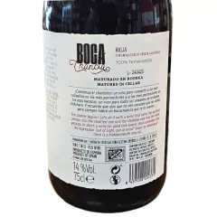 Vinho Tinto Espanhol Bocachancla Tempranillo 750ml - comprar online
