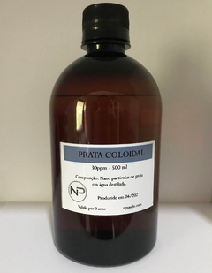 Prata Coloidal 30 ppm – 500 ml - comprar online