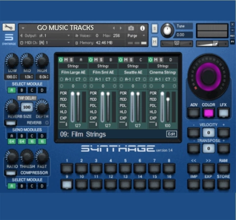 LIVRARIA Samples pra Kontakt SYNTHAGE 1.4