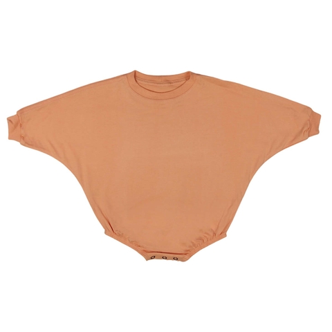 Body Camiseta Salmão