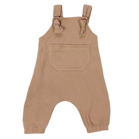 Jardineira Trend Bege Gaze