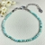 Pulseira pedra natural amazonita russa - comprar online