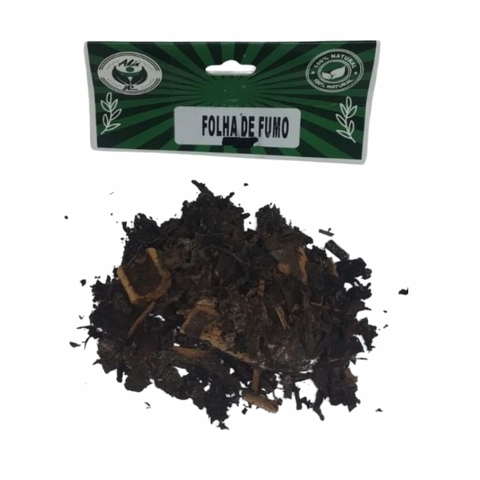Folha de Fumo seca para banhos de descarrego e defumações espirituais – Loja 7 Folhas
