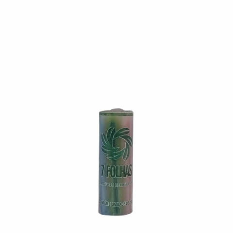 Vela de 7 dias 7 Raios 250g 7 Folhas para rituais espirituais