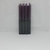 Maço de Vela Roxa e Preta 8 un - 18 cm - 7 FOLHAS