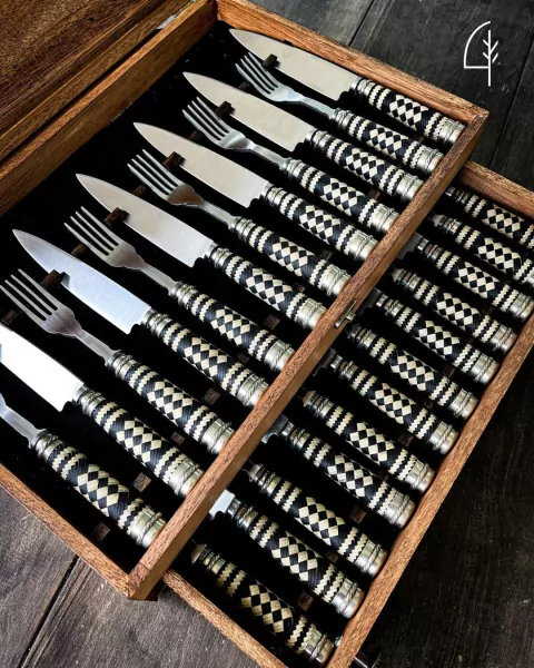 Juego para Comensales Tiento & Alpaca