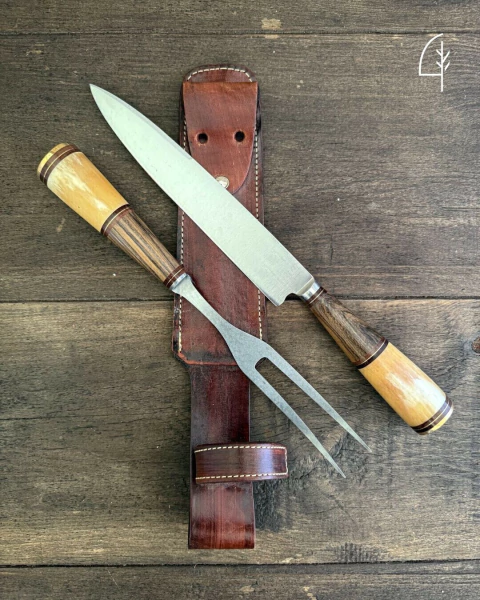 Juego para Trinchar Combinado con Hueso - comprar online