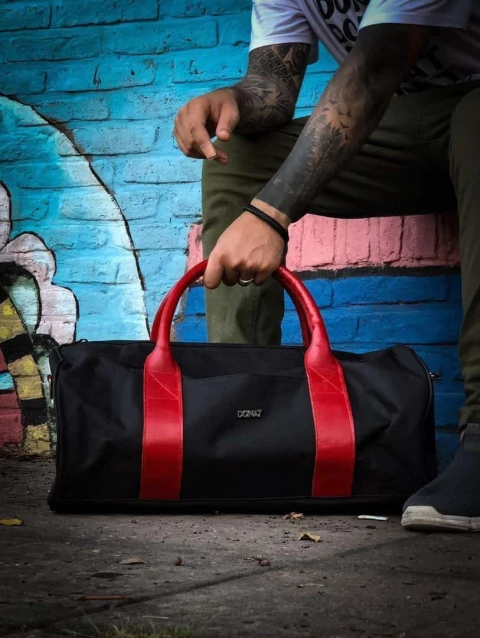 Bolso de Cuero y cordura