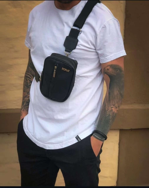 Riñonera Black simil cruzada