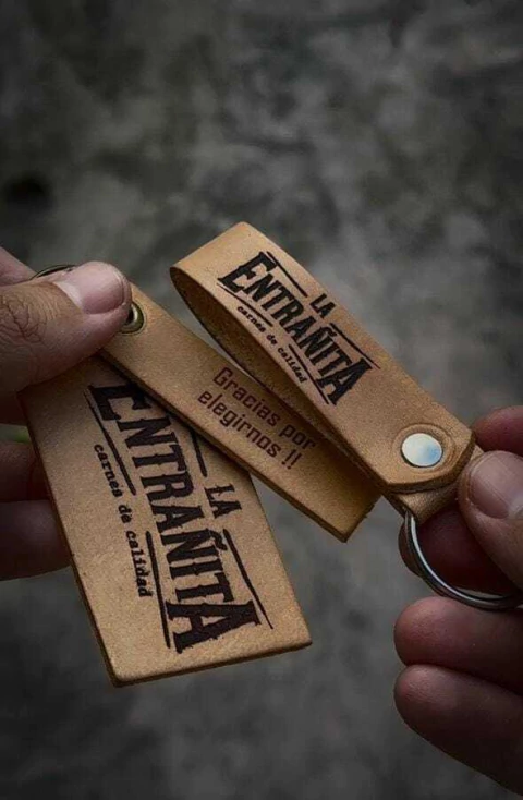 Llavero de Cuero Personalizado