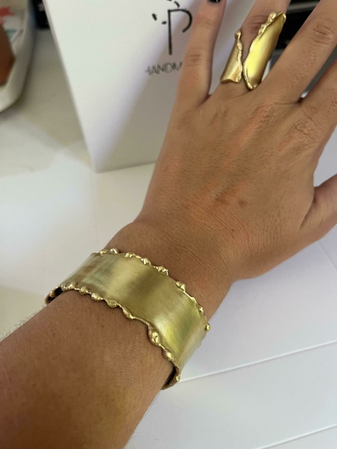 PULSERA DERRETIDA #012 - CHOCO