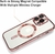 Funda Magsafe Metalizada Rosa Para Iphone 16 Pro en internet