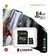 Tarjeta De Memoria Kingston Sdcs2/64gb Canvas Select Plus Con Adaptador Sd 64gb - comprar online