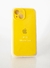 Funda Silicona Compatible Con iPhone 15, Amarillo