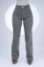 CALÇA JEANS FEMININA - RETA CINZA