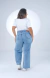 CALÇA JEANS PARA BAIXINHAS PLUS SIZE - WIDE LEG CRYSTAL
