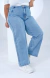CALÇA JEANS PARA BAIXINHAS PLUS SIZE - WIDE LEG CRYSTAL na internet