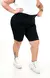 Bermuda Ciclista Plus Size Extreme Power Comfy - Preta - comprar online