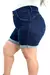 Shorts Jeans Feminino - Meia Coxa 2 Botões Índigo - BEIDÊ