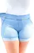 Shorts Jeans Plus Size = Extreme Power Comfy Claro