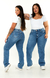 CALÇA JEANS PLUS SIZE - WIDE LEG LAZULLI - comprar online