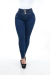 CALÇA JEANS FEMININA - CINTURA ELÁSTICA SLIM - comprar online
