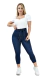 Calça Jeans Feminina - Capri Cinto Faixa Removível na internet