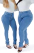 CALÇA JEANS FEMININA - RETA ESTILO ALFAIATARIA PISCINE - comprar online