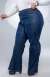 Imagem do CALÇA JEANS PLUS SIZE - RETA GLOW UP