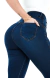 Imagem do Calça Jeans Feminina - Capri Cinto Faixa Removível