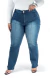 CALÇA JEANS FEMININA - WIDE LEG ELEGANCE SAFIRA