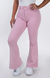 CALÇA JEANS FLARE PARA BAIXINHAS - ROSA BEBÊ - comprar online