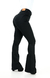 Calça Jeans Feminina - Flare Preta Intense - BEIDÊ