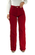 CALÇA JEANS FEMININA - WIDE LEG VERMELHO INTENSO - BEIDÊ