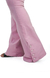 CALÇA JEANS FEMININA - FLARE ROSA BEBÊ COM BOTÕES FORRADOS - BEIDÊ